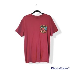 Empyre Maroon t-shirt w/colorful pocket